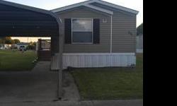 2011 mobile home for sale. 3bed / 2 ba / living room / dinning and kitchen combined / laundry room / appliances includes