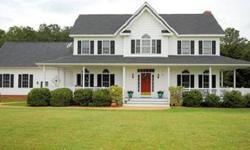 Beautiful Country Home on 2 1/2 Acres with FULL Wrap Around Porch! Immaculate interior features