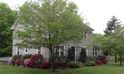 Lovely Vintage Colonial On 1.29 Acre Level Lot With a Pond, Babbling Brook and Beautiful Plantings Including Many Perennials Boarded By Land Trust Property. Very Convenient Location This 5 Br Col Has 2 Kits So Could Be Used As 1 Family Or For Au Pair, in