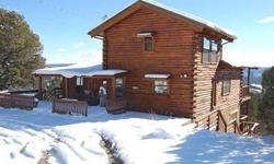 THIS IS IT! THE BEAUTIFUL LOG HOME IN THE MOUNTAINS. HARDWOOD FLOORS, LARGE WOOD BEAMS, WOOD BURNING STOVE, GAS HEAT, REFRIGERATED AIR AND DECKS TO ENJOY THE PANORAMIC VIEWS. CITY WATER, NATURAL GAS CONNECTED AND SEPTIC SYSTEM. 3 MASTER SUITES PLUS A HALF