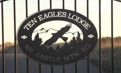 Grand Montana Lodge on the Shields River with sweeping views of the iconic Crazy, Bridger & Absaroka Beartooth Mountains. Ten suite sized rooms and grand parlors makes EVERYONE comfortable in between area outdoor pursuits including World renown fishing,