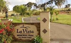 Located at La Vista Memorial Park 3191 Orange ave. National City, Calif. The three plots are located on the beautiful sold out Memory Lawn area overlooking the lake. Will sell the plots for $3,500.00 each or all three for $10,000.00. They can be used