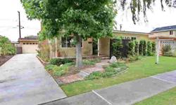 Great Los Altos location! Spacious 3 bedroom, 2 bath home with lots of charm! Very open floor plan, big living room that open out into formal dining room and big open kitchen with built-ins. Wall of windows overlooks the private back yard. Forced air