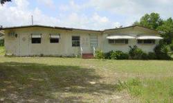 NICE WITH LOTS OF ROOM. DOUBLEWIDE MOBILE HOME ON three ACRES WITH A MOTHER-IN-LAW APARTMENT. MUST SEE!Ocala Marion County Association of Realtors has this 2 bedrooms property available at 11650 E Highway 25 in Ocklawaha for $49000.00.