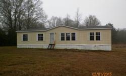 2009 CAVALIER 28X60 4BED 2BATH ON 1.75 ACRES. HOME IS IN GOOD CONDITION READY TO MOVE INTO. CALL 601-421-8727