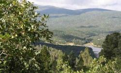 A 1.731 acre parcel on one of the most prestigous streets in the Angel Fire Resort. Stunning, unobstructed views of the valley and Monte Verde Lake. Electricity, water and telephone line to lot. All-weather road. Lovely southern exposure. Great rock