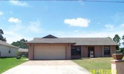 GREAT HOME IN PALM BAY. OPEN FLOOR PLAN. EAT IN KITCHEN, SPLIT PLAN. LARGE ADDED FAMILY ROOM. THIS IS FANNIE MAE HOMEPATH PROPERTY. PURCHASE THIS PROPERTY FOR AS LITTLE AS 3% DOWN! THIS PROPERTY IS APPROVED FOR HOMEPATH MORTGAGE FINANCING AND HOMEPATH