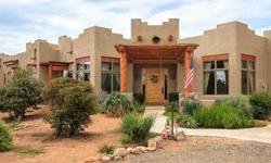 ide onto to State Land from this fabulous sprawling Santa Fe home located in Inscription Canyon. Generous sized rooms are open and flowing with high volume ceilings perfect for entertaining or everyday living. Approximately 3766 square feet includes a