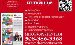 We are REALTORS in the BRISTOL, BARNSTABLE and PLYMOUTH COUNTY AREAS. If you or someone you know would like help buying or selling ANY kind of Real estate, like a single family home, mulitfamily homes (2,3,4,5, 10 apartments or more), land, mobile homes,